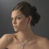 Swarovski Couture Bridal Wedding Necklace Earring Set NE 7300