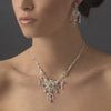 Swarovski Couture Bridal Wedding Necklace Earring Set NE 7300