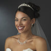 Swarovski & Freshwater Pearl Couture Bridal Wedding Jewelry Set NE 7607