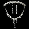 Swarovski Crystal Bridal Wedding Jewelry Set & Headband Set 7807