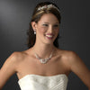 Red Accent Bridal Wedding Tiara HP 8100