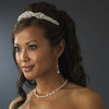 Crystal & Pearl Bridal Wedding Jewelry Set NE 8129