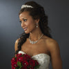 Stunning Gold Crystal & Pearl Bridal Wedding Tiara HP 8236