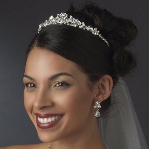 Swarovski Bridal Wedding Jewelry Set & Tiara Set NE 8314 & HP 8314