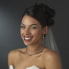 Silver White Pearl Bridal Wedding Jewelry Set 8424