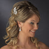 * Beautiful Crystal Covered Couture Bridal Wedding Hair Pin 122