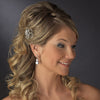 * Vintage Inspired Rhinestone Bridal Wedding Hair Pin 118 Antique Silver
