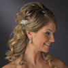 Fabulous Petite Gold Bridal Wedding Hair Comb w/ Clear Rhinestones & Austrian Crystals 6287