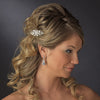 Fabulous Petite Gold Bridal Wedding Hair Comb w/ Clear Rhinestones & Austrian Crystals 6287