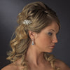 Fabulous Petite Gold Bridal Wedding Hair Comb w/ Clear Rhinestones & Austrian Crystals 6287