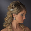 Petite Silver Bridal Wedding Tiara Bridal Wedding Hair Comb w/ Clear Rhinestones & Austrian Crystals 6287