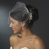 Flower Rhinestone Crystal Glamour Bridal Wedding Hair Comb 8417