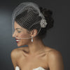 Silver Plated Vintage Rhinestone Swirl Bridal Wedding Hair Comb & Bridal Wedding Brooch Pin - Bridal Wedding Brooch 46