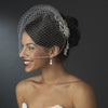 * Silver Plated Swarovski Bridal Wedding Hair Comb 8149