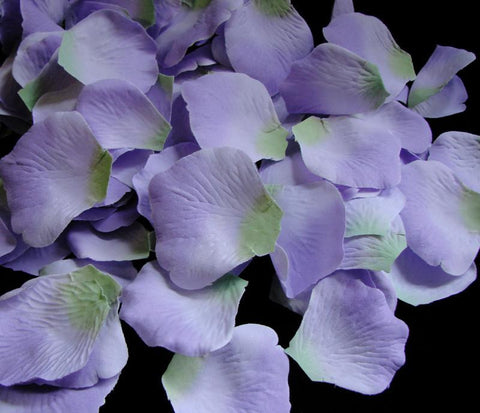 100 Lavender Green Two Tones Artificial Bridal Wedding & Formal Silk Rose Petals