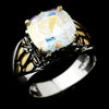 Beautiful Designer Inspired Silver CZ Bridal Wedding Ring 4115