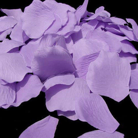 100/500 Lavender Artificial Bridal Wedding & Formal Silk Rose Petals