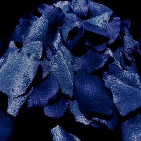 100/500 Royal Blue Artificial Bridal Wedding & Formal Silk Rose Petals