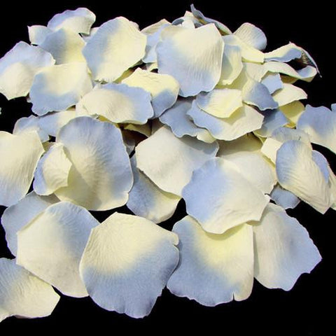 100 Desert Blue Artificial Bridal Wedding & Formal Silk Rose Petals